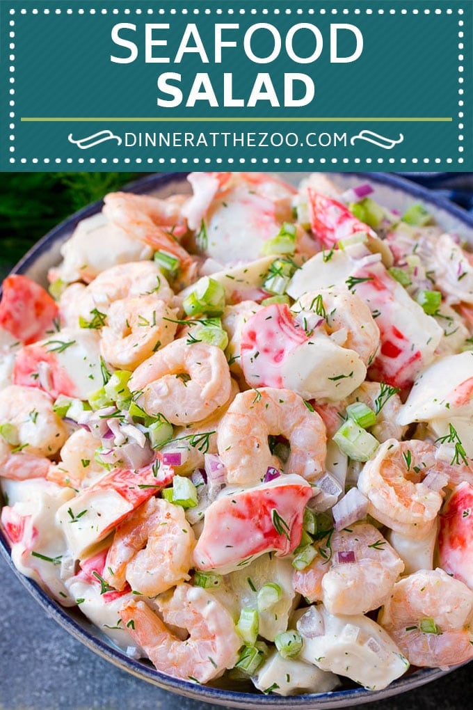Seafood Salad Recipe | Shrimp Salad Recipe | Crab Salad #salad #shrimp #crab #seafood #lunch #lowcarb #dinner #edsug