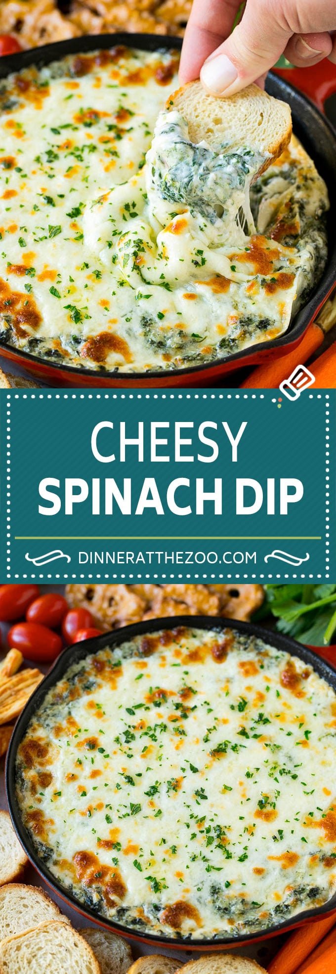 Spinach Dip Recipe | Cheese Dip | Hot Dip #dip #spinach #cheese #appetizer #lowcarb #keto #edsug #cheese