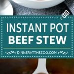 Instant Pot Beef Stew Recipe | Pressure Cooker Beef Stew | Beef Stew #beef #stew #soup #pressurecooker #instantpot #dinner #edsug