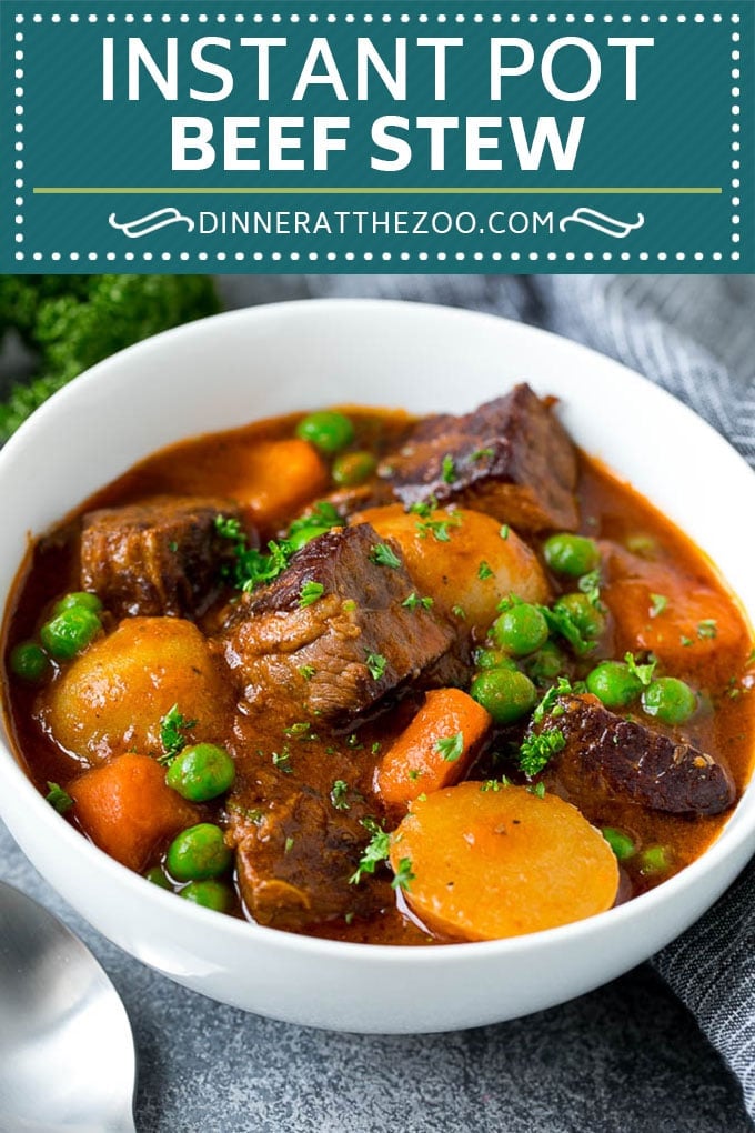 Instant Pot Beef Stew Recipe | Pressure Cooker Beef Stew | Beef Stew #beef #stew #soup #pressurecooker #instantpot #dinner #edsug