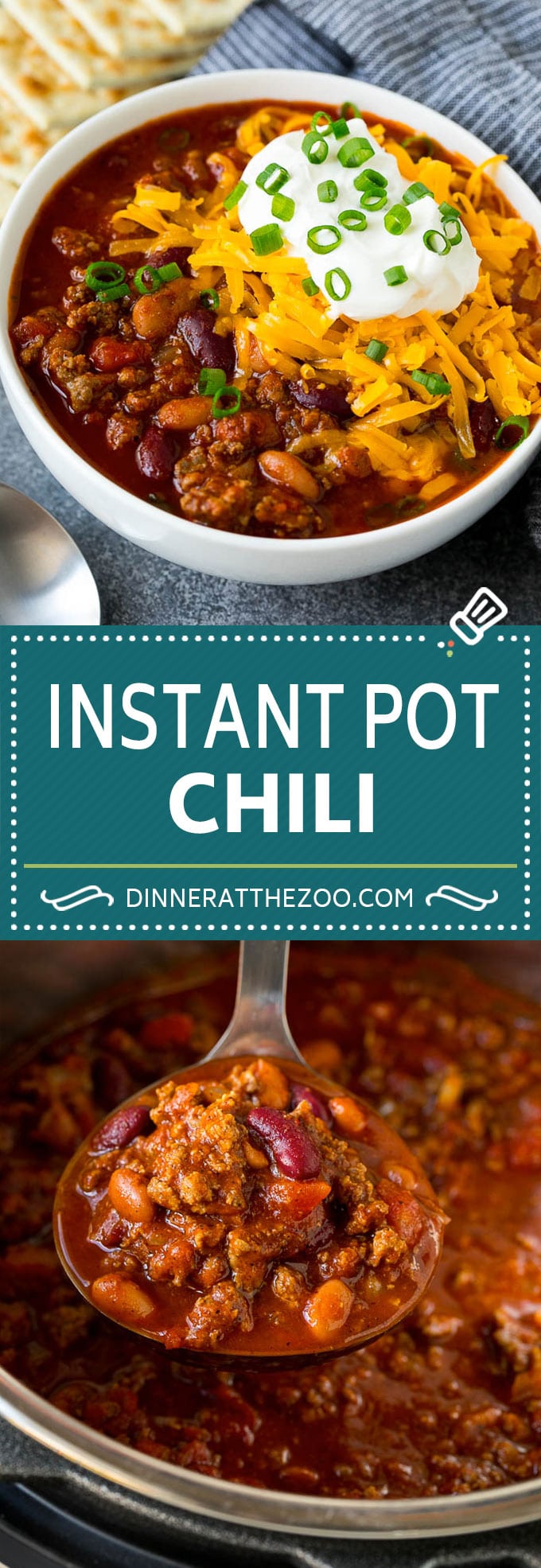 Instant Pot Chili Recipe | Pressure Cooker Chili | Beef Chili | Beef and Bean Chili #chili #beef #beans #instantpot #pressurecooker #dinner #soup #edsug