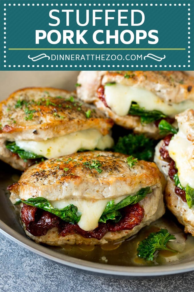 Stuffed Pork Chops Recipe | Boneless Pork Chops Recipe | Italian Pork Chops #pork #porkchops #cheese #lowcarb #dinner #edsug