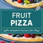 Fruit Pizza Recipe | Dessert Pizza | Fruit Dessert #cookie #fruit #pizza #dessert #sweets #edsug