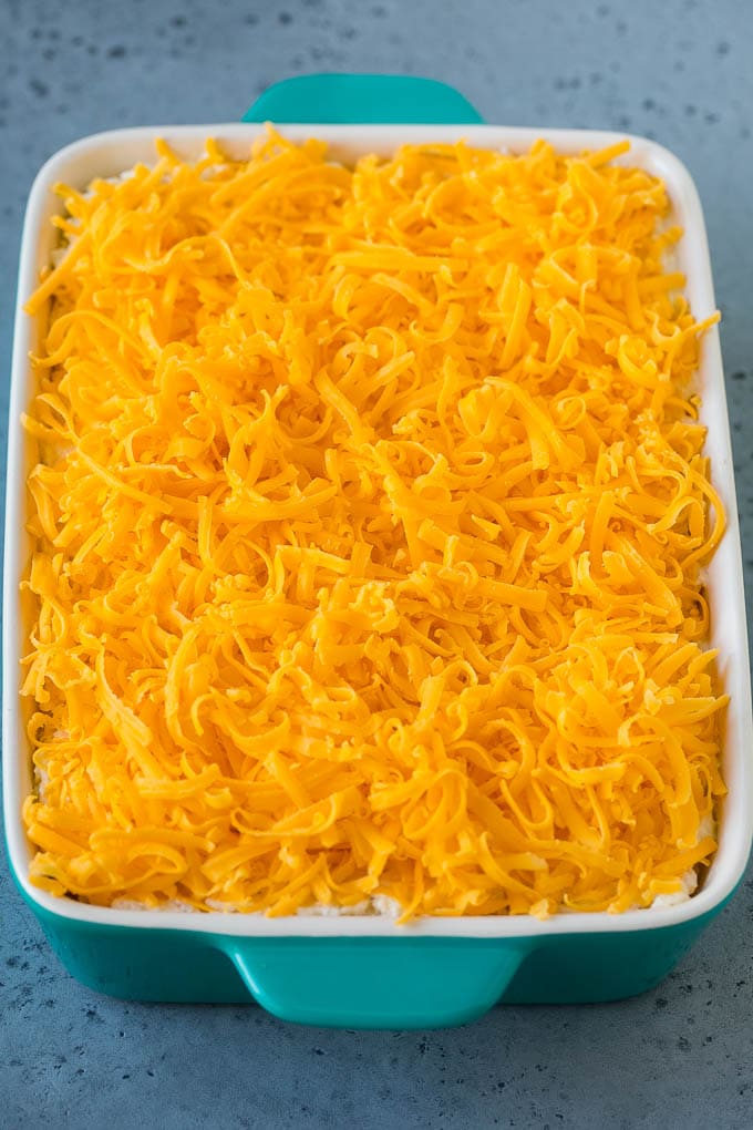 Hash Brown Casserole | Potato Casserole | Hash Brown Side Dish #potatoes #cheese #casserole #sidedish #edsug A shredded potato dish covered with shredded cheddar cheese!