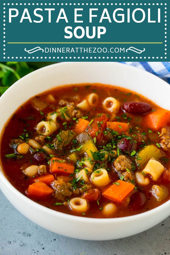 Pasta e Fagioli Soup | Pasta Fazool | Beef Soup | Italian Soup #soup #beef #italianfood #pasta #dinner #edsug