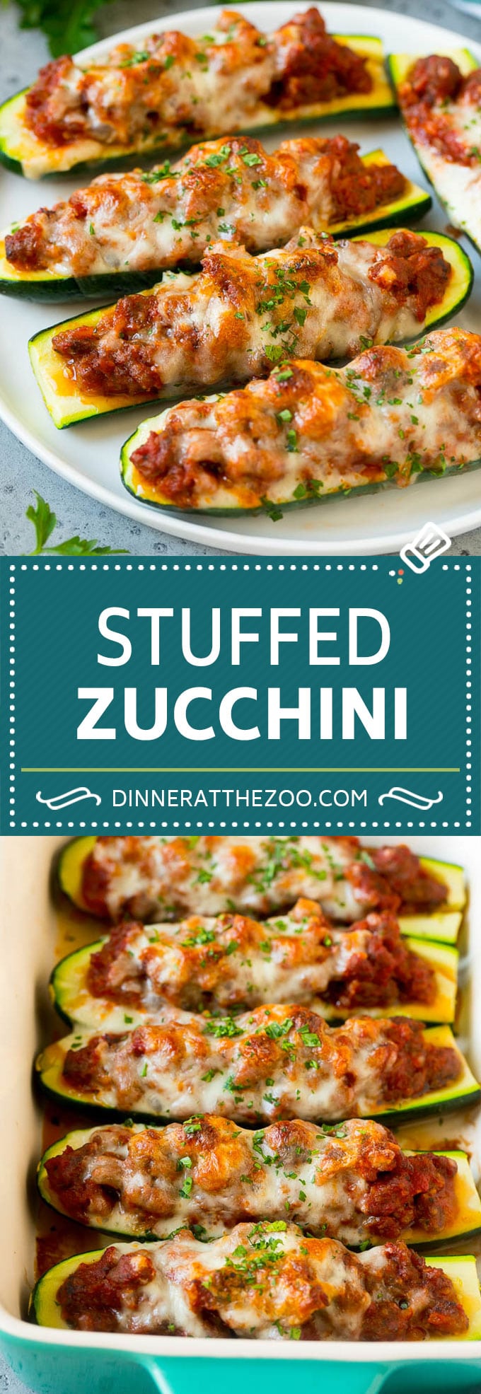 Stuffed Zucchini Boats Recipe | Baked Zucchini | Low Carb Zucchini #dinner #lowcarb #keto #zucchini #sausage #edsug
