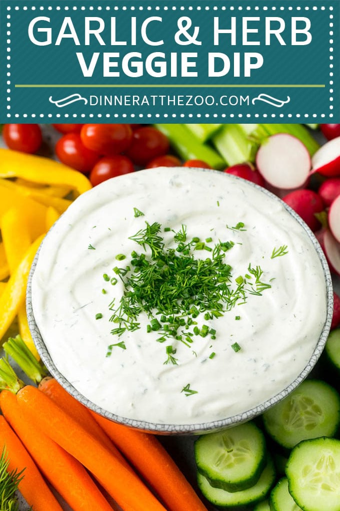 Veggie Dip Recipe | Garlic & Herb Dip | Vegetable Dip #dip #appetizer #lowcarb #keto #vegetables #edsug