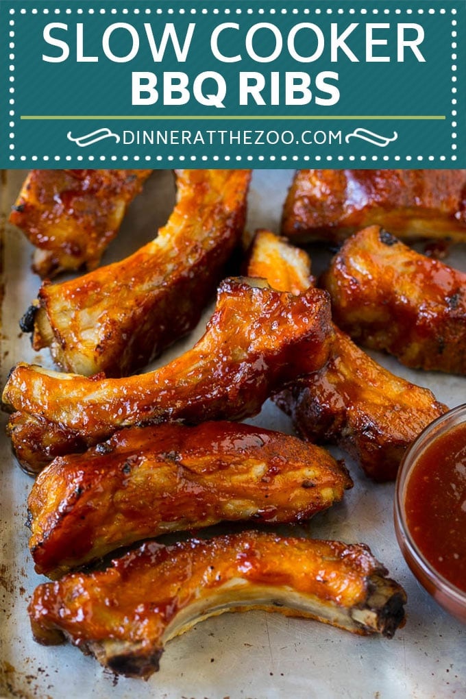 Slow Cooker Ribs | Baby Back Ribs | Crock Pot Ribs | Pork Ribs #ribs #pork #slowcooker #crockpot #bbq #dinner #edsug