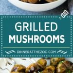 Grilled Mushrooms Recipe | Mushroom Kabobs | Mushroom Side Dish #mushroom #grilling #garlic #keto #lowcarb #edsug