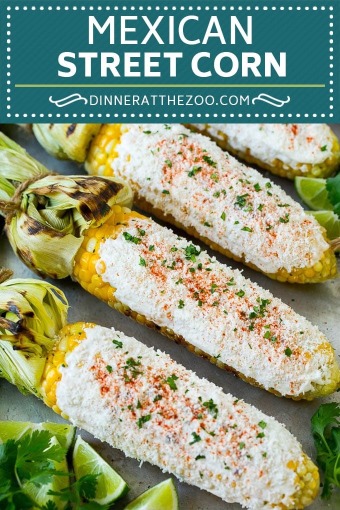 Mexican Street Corn Recipe | Elote Corn | Mexican Corn on the Cob #corn #sidedish #summer #cheese #grilling #dinner #edsug
