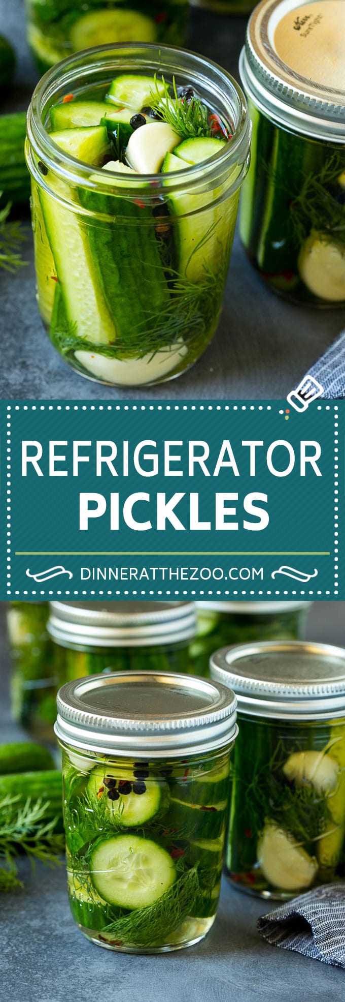 Refrigerator Pickles Recipe | Pickled Cucumbers | Quick Pickles #pickles #cucumbers #garlic #dill #edsug