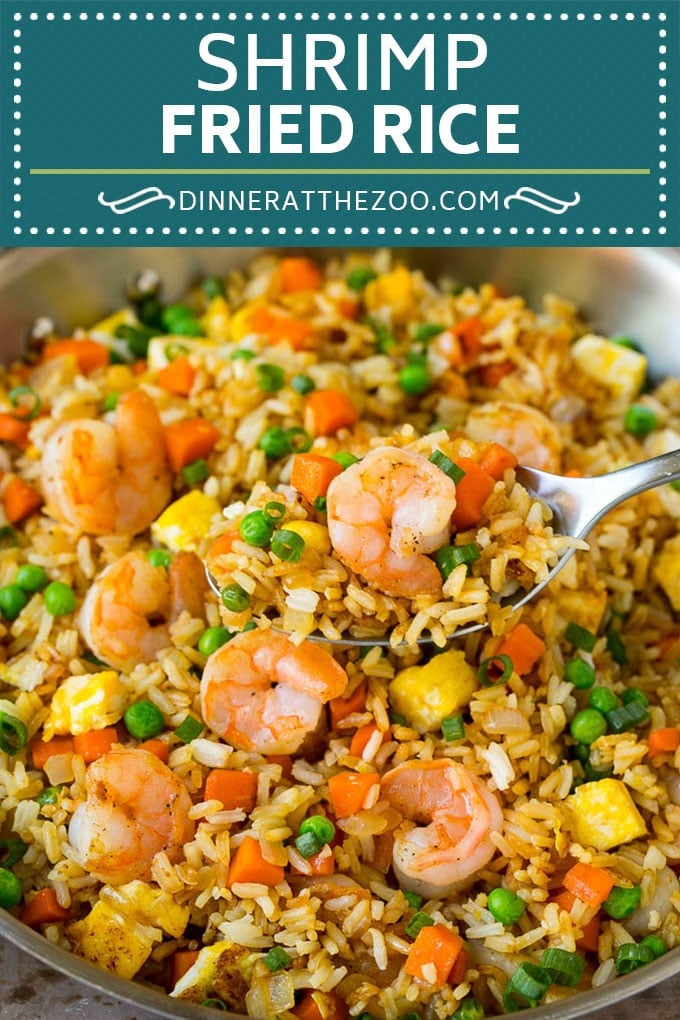 Shrimp Fried Rice Recipe | Chinese Fried Rice #rice #shrimp #peas #carrots #sidedish #dinner #edsug