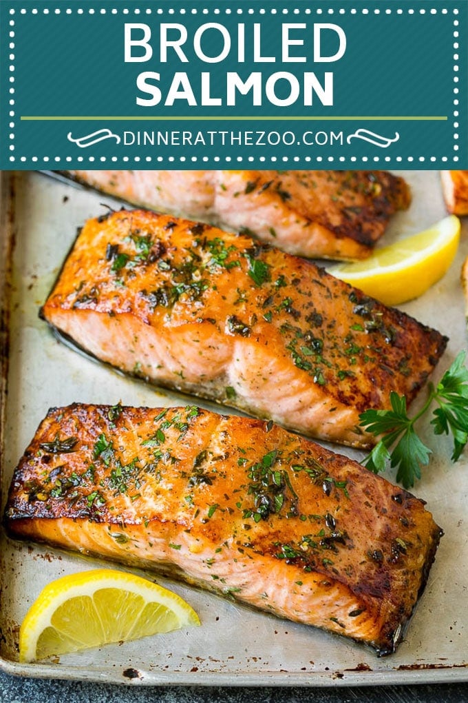 Broiled Salmon Recipe | Healthy Salmon Recipe #salmon #garlic #seafood #dinner #edsug