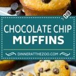 Chocolate Chip Muffins | Easy Muffin Recipe #chocolate #muffins #baking #breakfast #snack #edsug