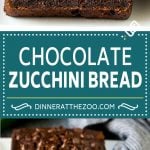 Chocolate Zucchini Bread Recipe | Zucchini Bread #bread #zucchini #chocolate #baking #dessert #edsug