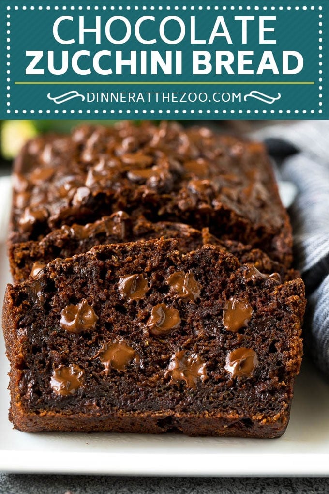 Chocolate Zucchini Bread Recipe | Zucchini Bread #bread #zucchini #chocolate #baking #dessert #edsug