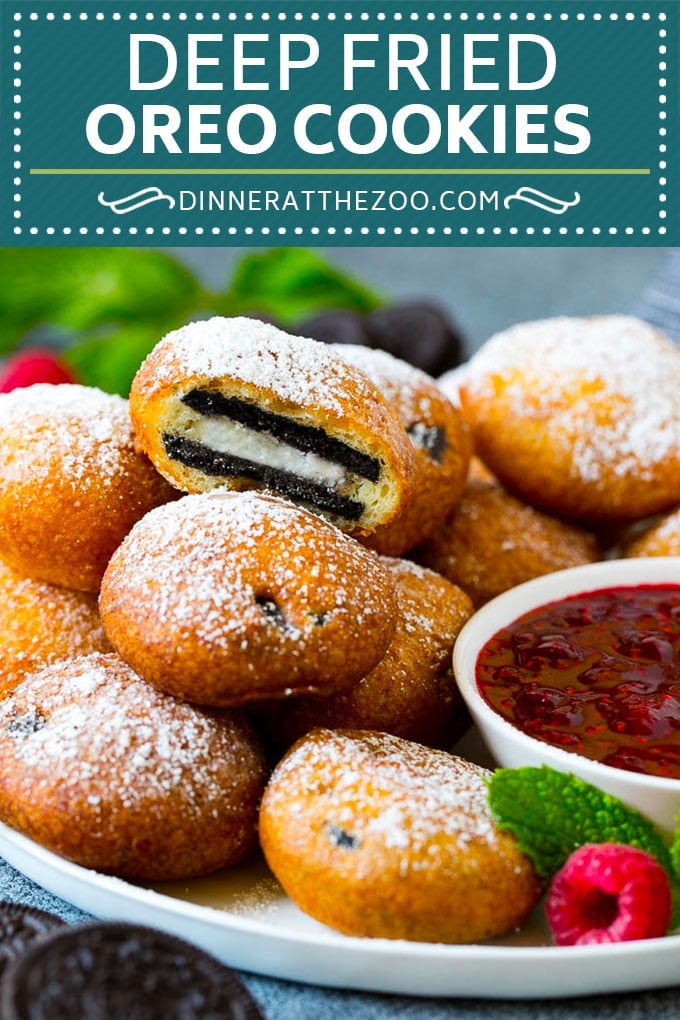 Fried Oreos Recipe #oreos #cookies #dessert #chocolate #edsug