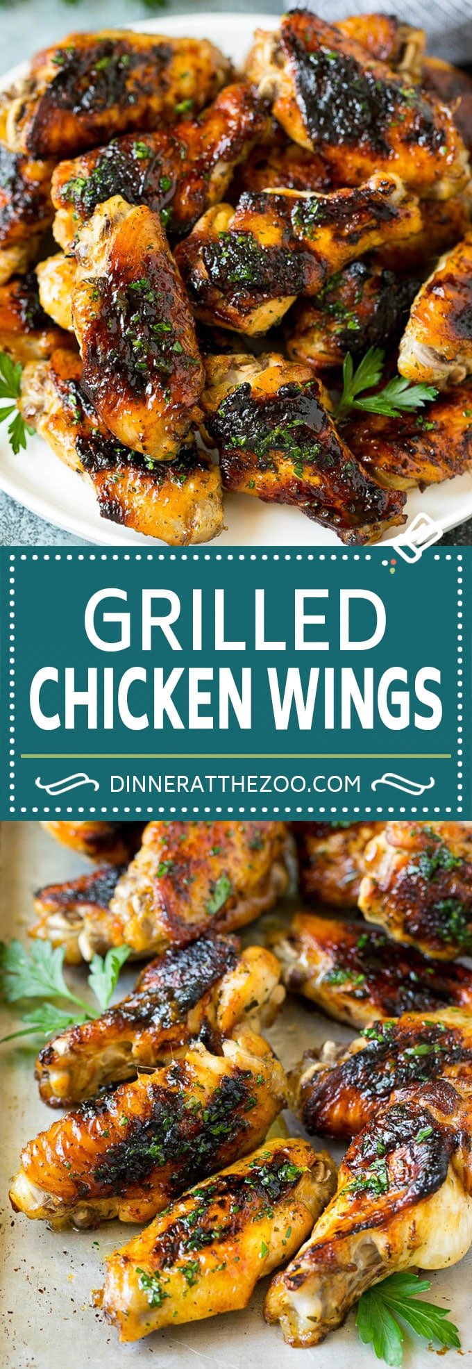 Grilled Chicken Wings | Marinated Chicken Wings | Grilled Chicken #chicken #chickenwings #grilling #marinade #dinner #appetizer #edsug