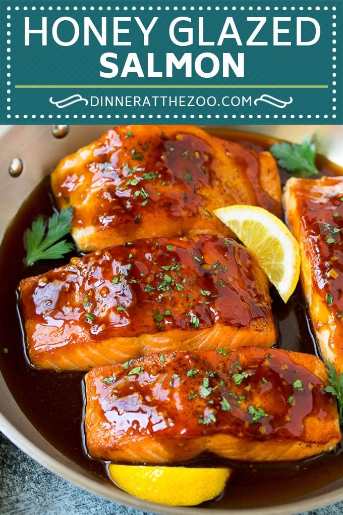 Honey Glazed Salmon Recipe | Seared Salmon #salmon #honey #dinner #fish #garlic #edsug