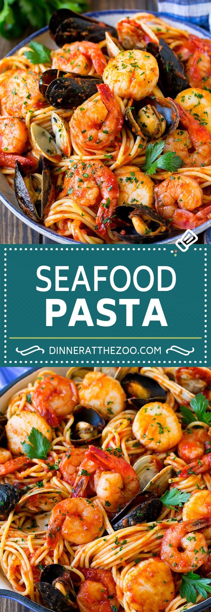 Seafood Pasta Recipe | Shrimp Pasta #pasta #spaghetti #shrimp #clams #scallops #dinner #edsug