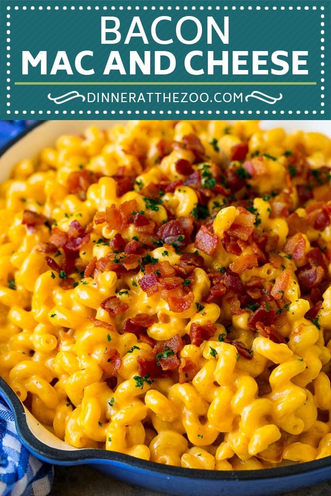 Bacon Mac and Cheese Recipe | One Pot Macaroni and Cheese #macandcheese #cheese #bacon #onepot #dinner #edsug