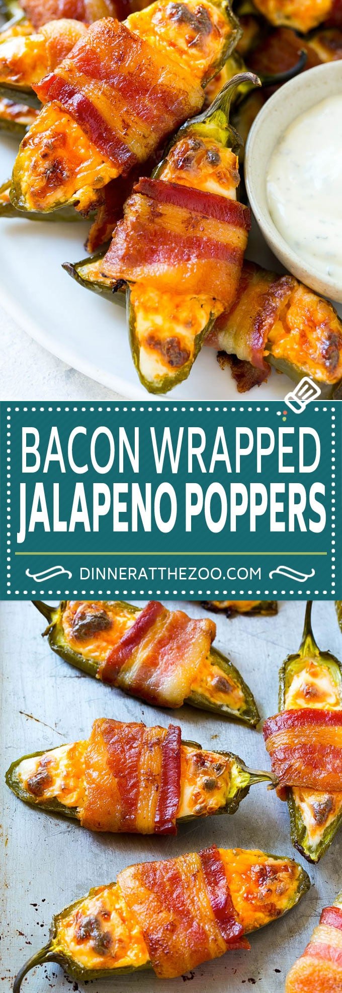 Bacon Wrapped Jalapeno Poppers Recipe | Baked Jalapeno Poppers | Bacon Appetizer #bacon #jalapenos #poppers #appetizer #snack #lowcarb #keto #edsug