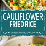 Cauliflower Fried Rice Recipe | Cauliflower Rice #rice #cauliflower #lowcarb #dinner #keto #edsug