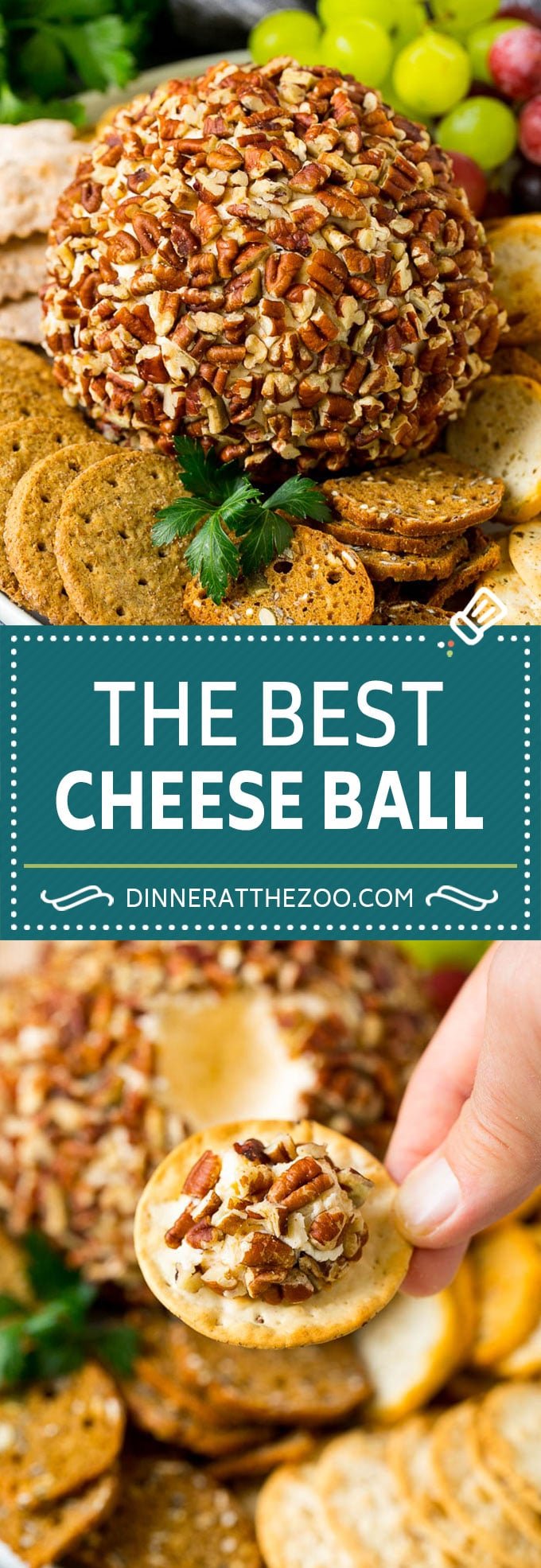 Cheese Ball Recipe #cheese #cheeseball #pecans #appetizer #snack #keto #lowcarb #edsug