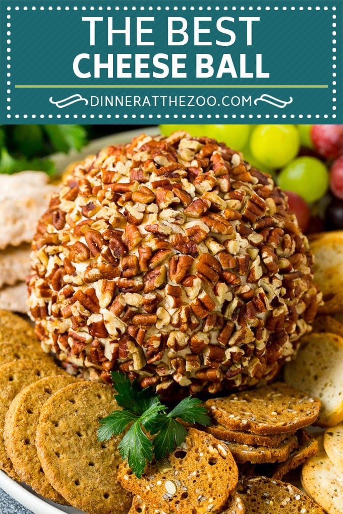 Cheese Ball Recipe #cheese #cheeseball #pecans #appetizer #snack #keto #lowcarb #edsug