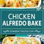 Chicken Alfredo Bake | Baked Pasta #chicken #pasta #cheese #comfortfood #dinner #edsug