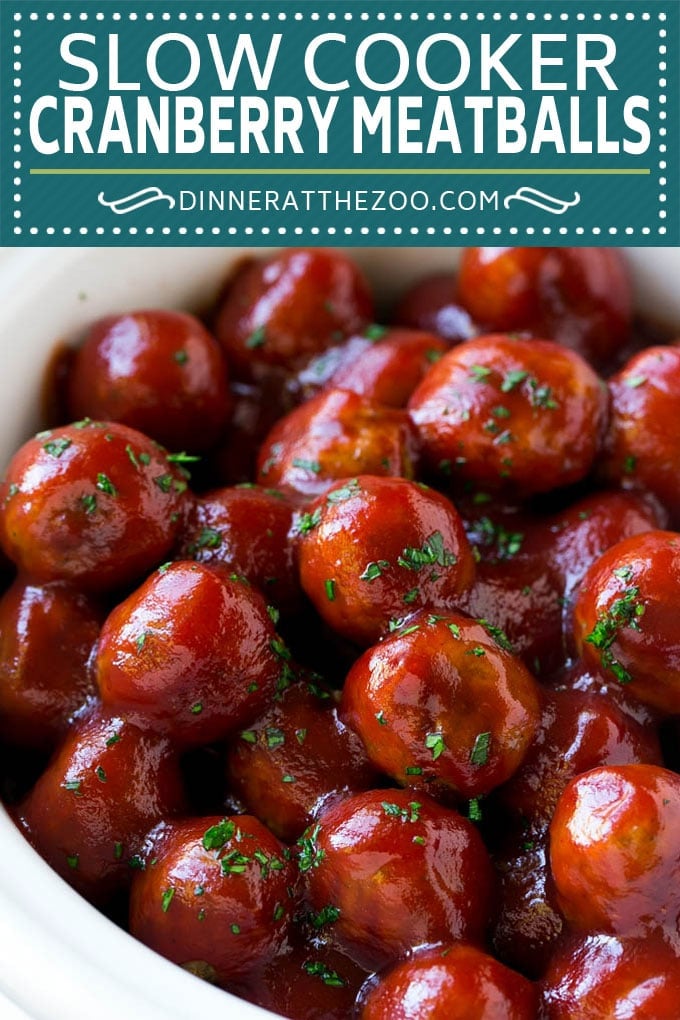 Cranberry Meatballs Recipe | Slow Cooker Meatballs | Slow Cooker Appetizer | Crockpot Meatballs #meatballs #cranberry #appetizer #slowcooker #crockpot #edsug