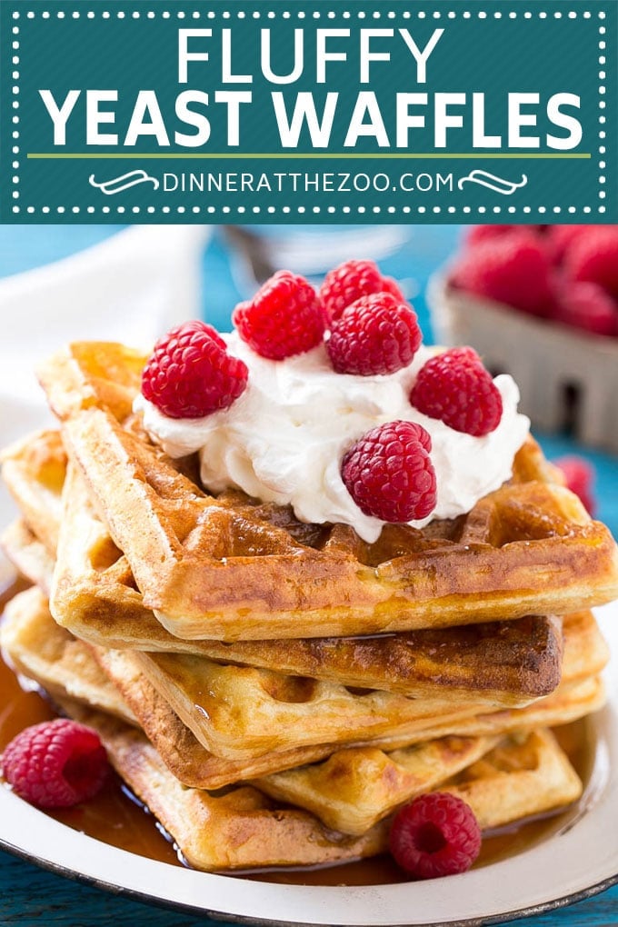 Yeast Waffles Recipe | Homemade Waffles #waffles #breakfast #brunch #edsug