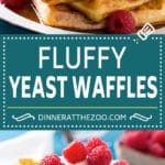 Yeast Waffles Recipe | Homemade Waffles #waffles #breakfast #brunch #edsug