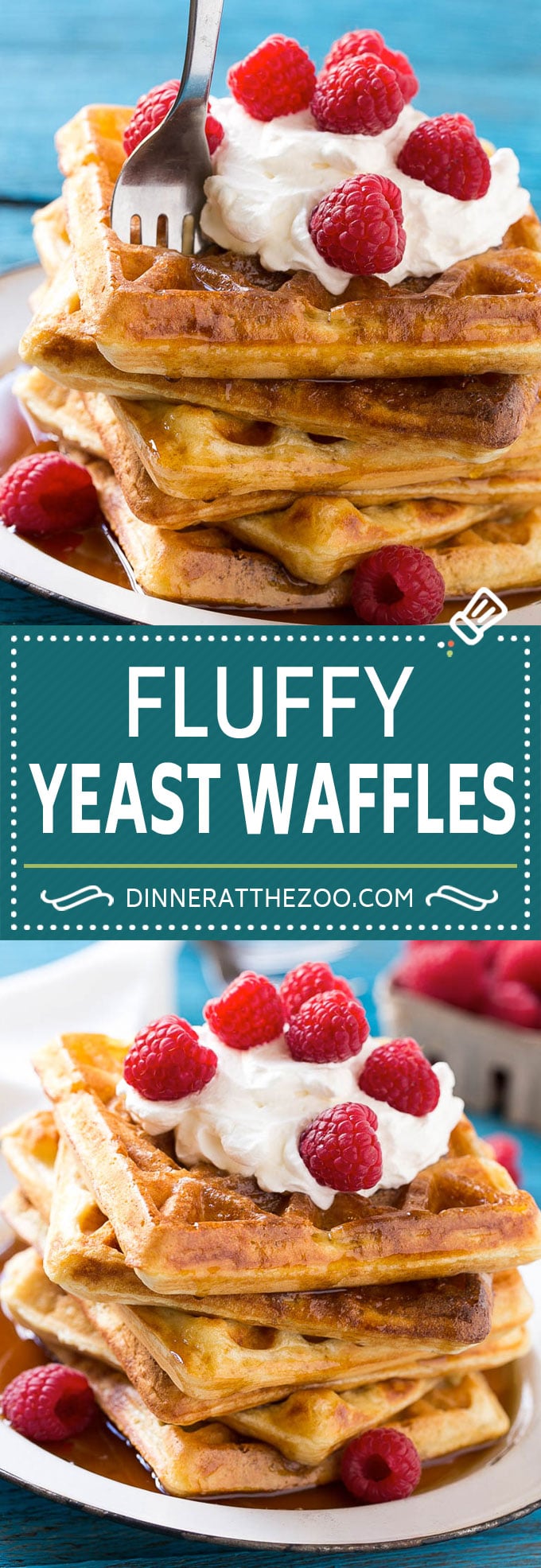 Yeast Waffles Recipe | Homemade Waffles #waffles #breakfast #brunch #edsug