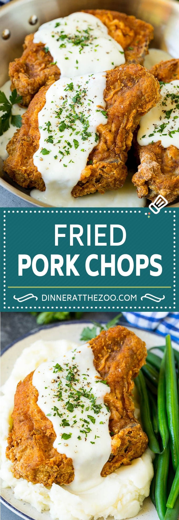 Fried Pork Chops Recipe | Pork Chop Recipe #porkchops #pork #dinner #edsug #comfortfood
