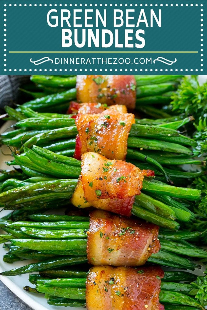 Green Bean Bundles Recipe | Bacon Wrapped Green Beans | Green Beans with Bacon | Green Beans Recipe #bacon #greenbeans #sidedish #dinner #edsug