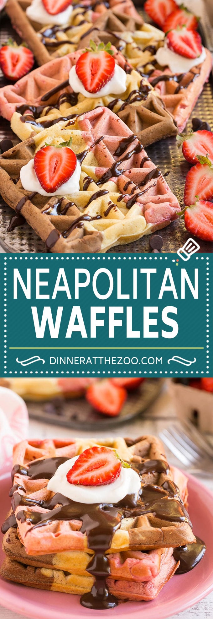 Neapolitan Waffles #waffles #breakfast #edsug