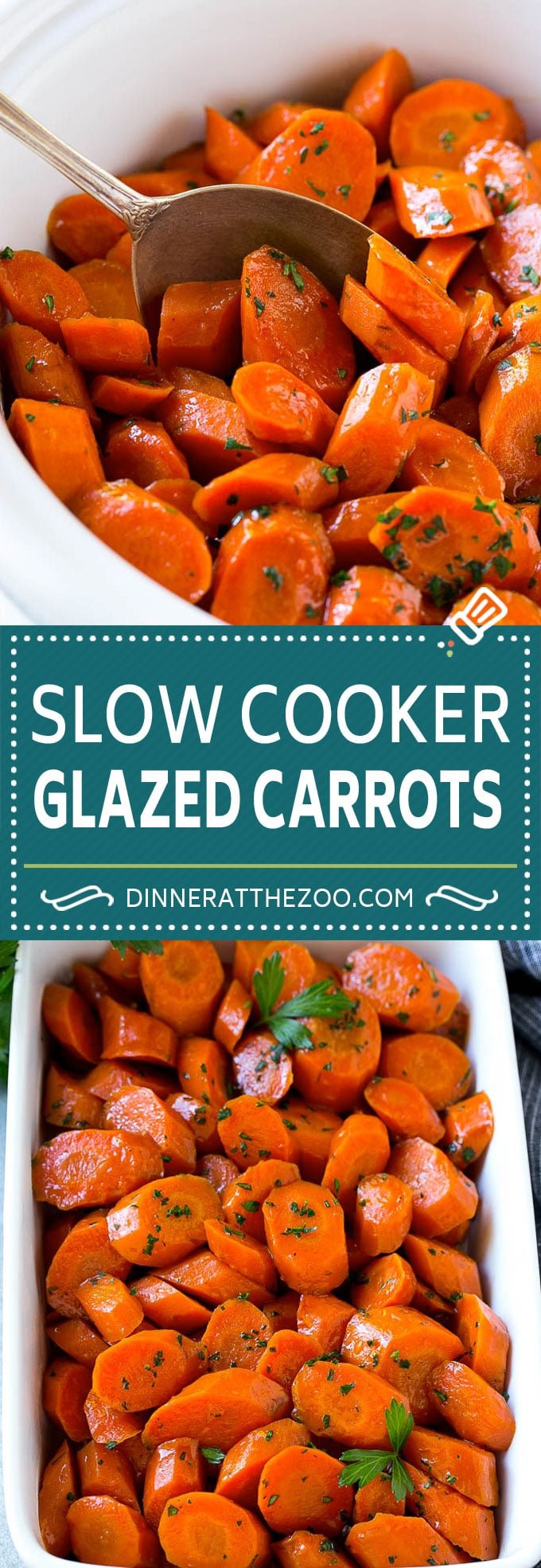 Slow Cooker Glazed Carrots Recipe | Brown Sugar Glazed Carrots | Slow Cooker Carrots #carrots #sidedish #slowcooker #crockpot #edsug