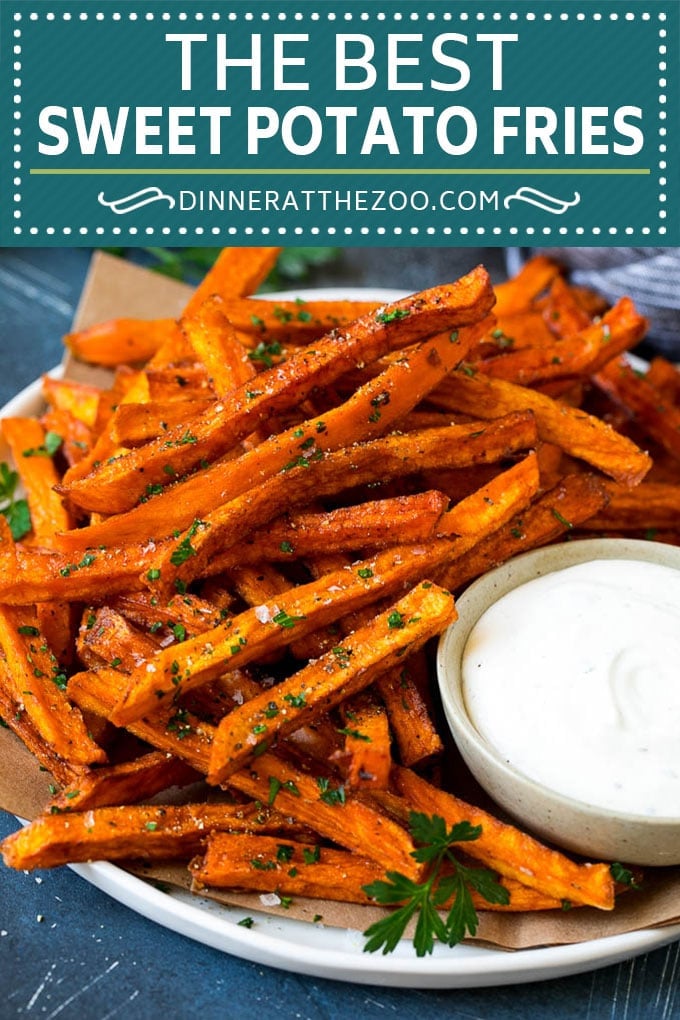 Sweet Potato Fries Recipe | Baked Sweet Potato Fries | Homemade Fries #fries #sweetpotato #sidedish #frenchfries #dinner #edsug
