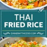 Thai Fried Rice Recipe | Chicken Fried Rice #rice #chicken #friedrice #thaifood #stirfry #dinner #edsug