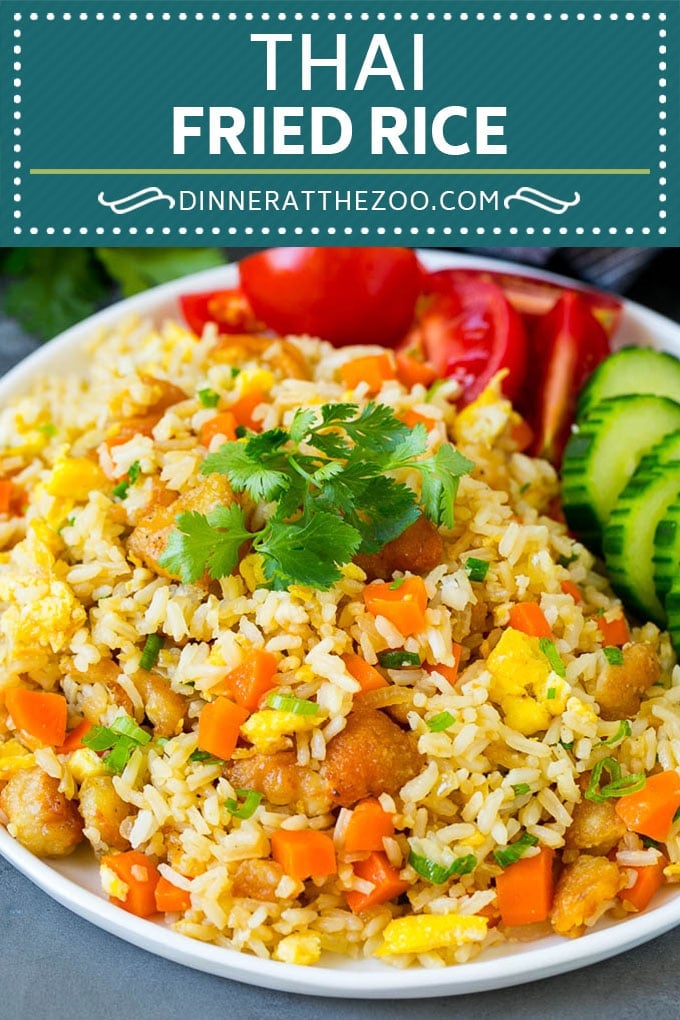 Thai Fried Rice Recipe | Chicken Fried Rice #rice #chicken #friedrice #thaifood #stirfry #dinner #edsug