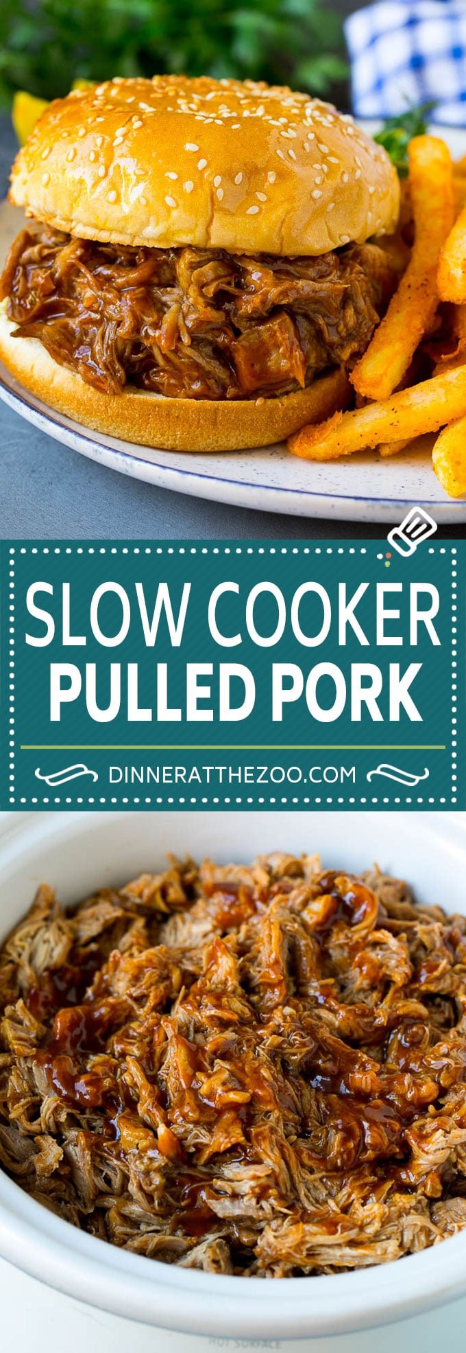 Slow Cooker Pulled Pork Recipe | Crock Pot Pulled Pork #pork #pulledpork #crockpot #slowcooker #dinner #edsug