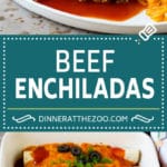 Beef Enchiladas Recipe #beef #groundbeef #mexicanfood #enchiladas #cheese #dinner #edsug