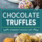 Chocolate Truffles Recipe | Homemade Candy #candy #truffles #chocolate #dessert #sprinkles #edsug