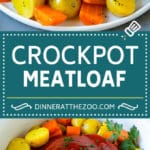 Crockpot Meatloaf Recipe | Slow Cooker Meatloaf #meatloaf #beef #slowcooker #crockpot #dinner #edsug