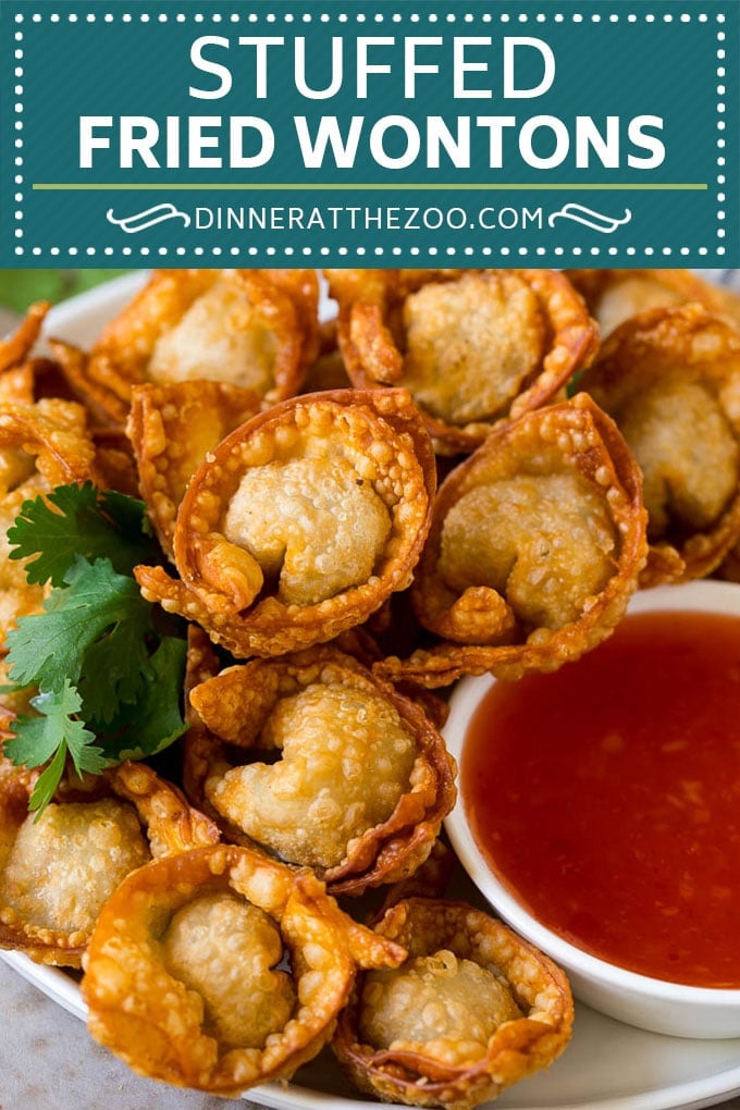 Fried Wonton Recipe #chinesefood #pork #appetizer #wontons #edsug