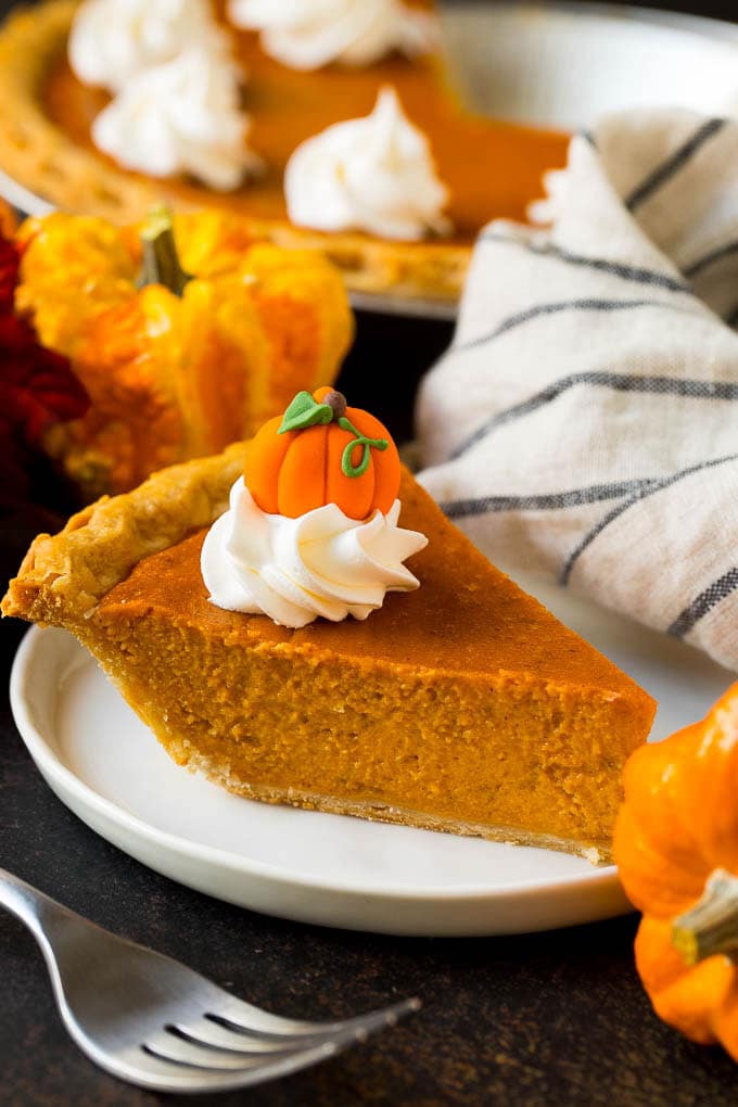 Pumpkin Puree Recipe #pumpkin #baking #fall #thanksgiving #edsug Pumpkin puree baked into pumpkin pie.