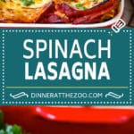 Spinach Lasagna Recipe | Vegetarian Lasagna #lasagna #spinach #cheese #pasta #italianfood #dinner #edsug