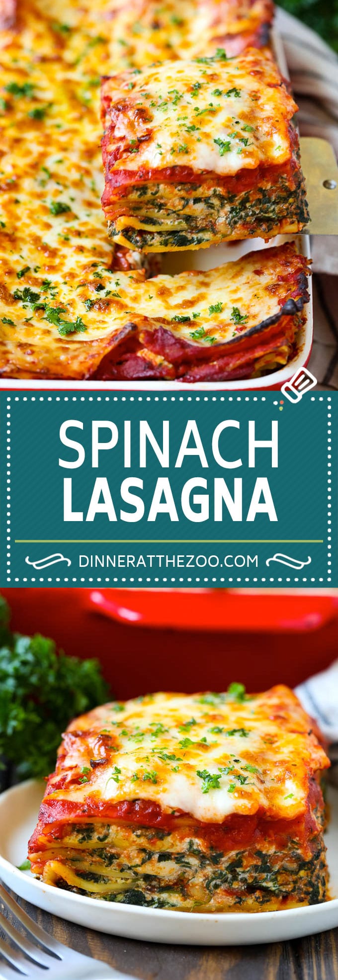 Spinach Lasagna Recipe | Vegetarian Lasagna #lasagna #spinach #cheese #pasta #italianfood #dinner #edsug