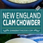 New England Clam Chowder Recipe | White Clam Chowder #chowder #soup #seafood #clams #bacon #dinner #edsug